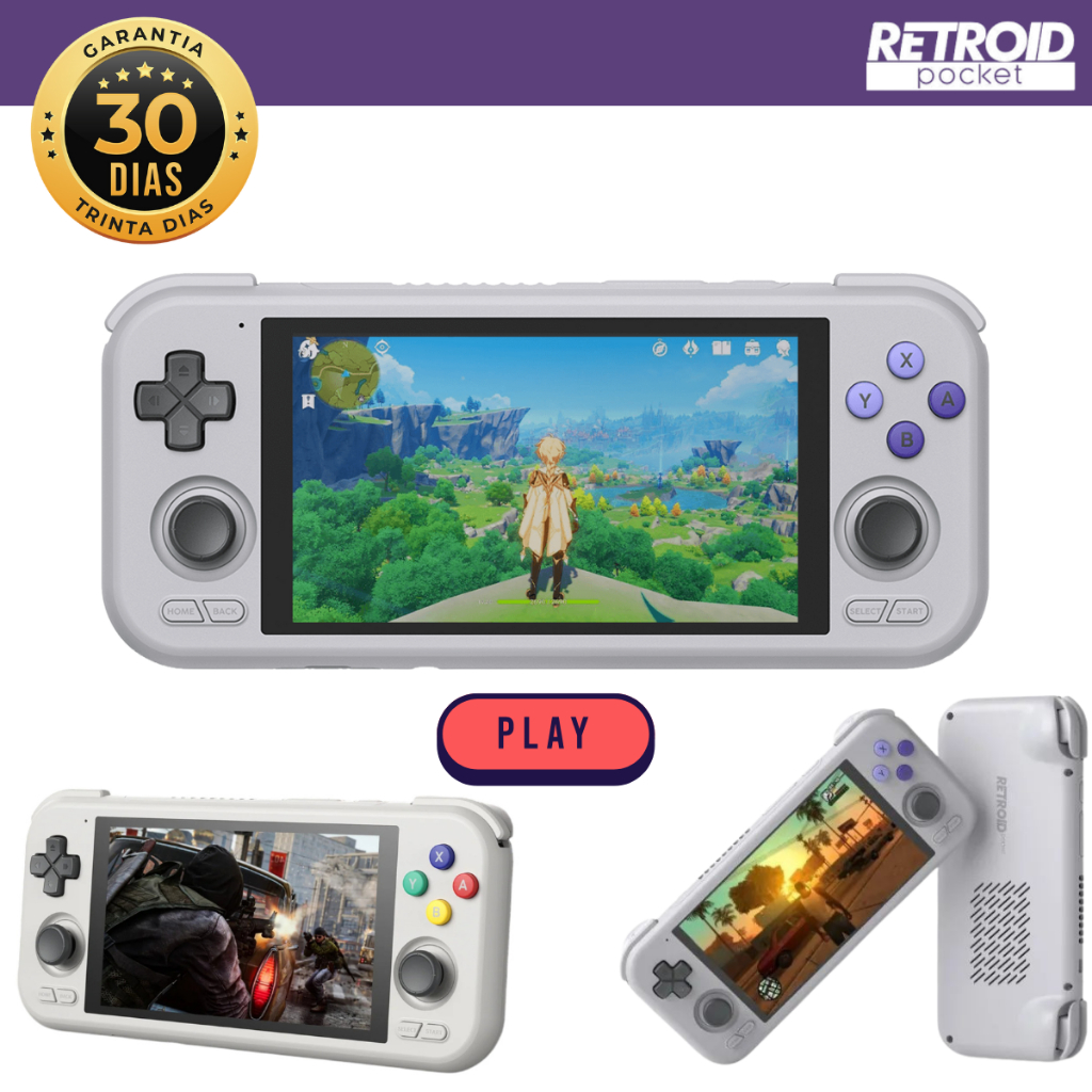 Console Portatil Retroid Pocket 4 Pro 8GB RAM 128GB Tela IPS