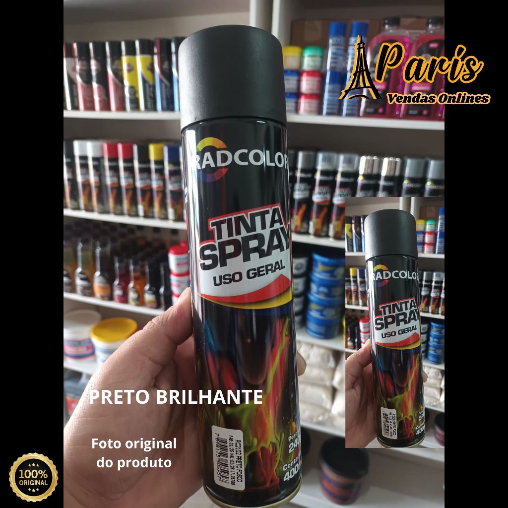Tinta Spray Varias Cores e Modelos uso Geral e Automotivo Radcolor ...