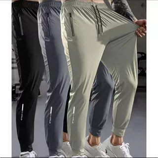 (KIT 3) Calça masculina super Leve secagem Rapida Toque Gelado Alta Elasticidade