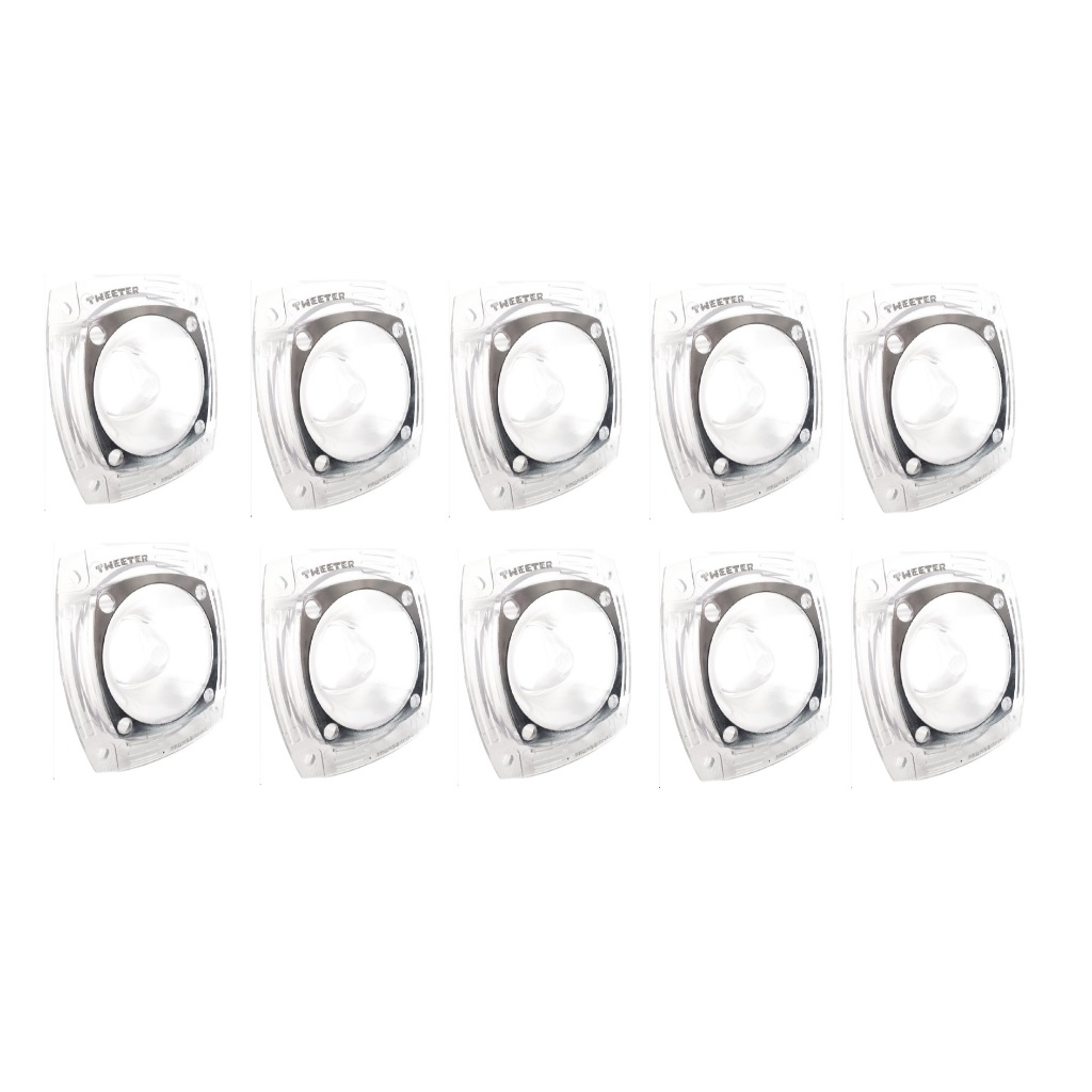 Kit 10 Frente Carcaça Reposição Super Tweeter Musicall St330 Poly
