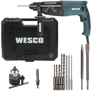Martelete Perfurador E Rompedor 900w Sds Plus Ws3228k Wesco em Oferta na Shopee