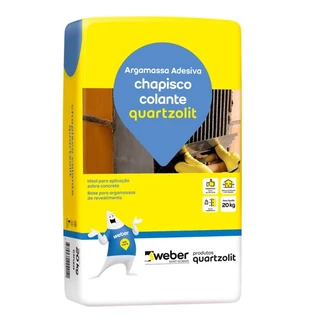 Argamassa Adesiva Chapisco Colante Quartzolit 20kg