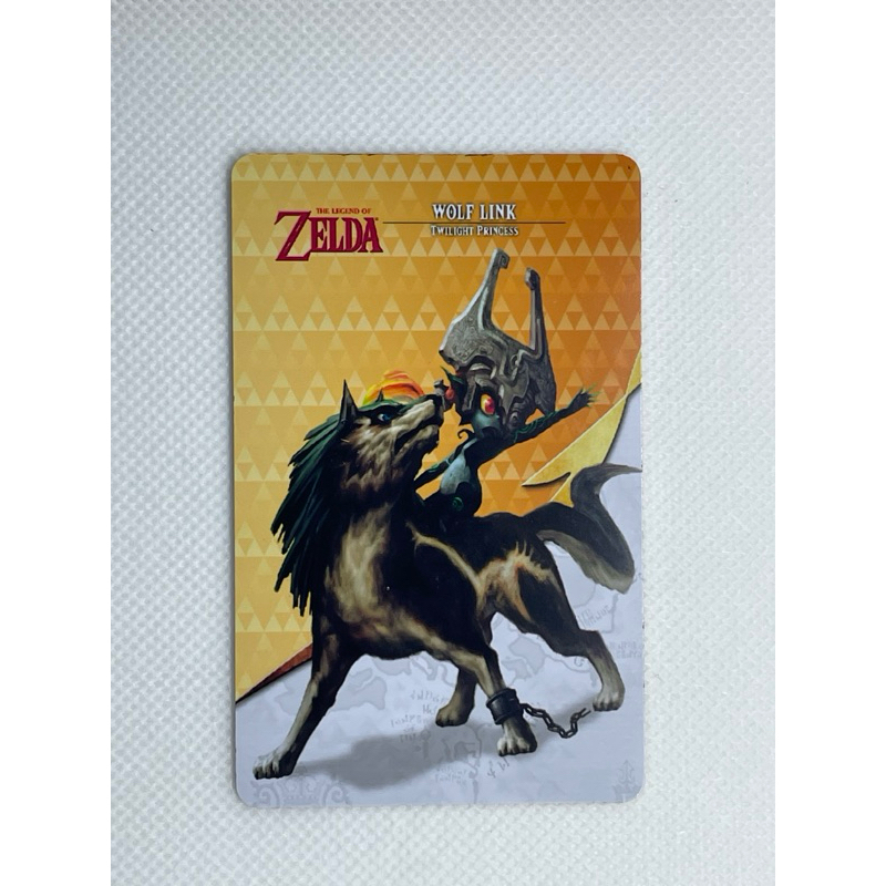amiiboカード Cartão Amiibo Wolf Link - 20 Corações - Zelda BotW / TotK | Shopee