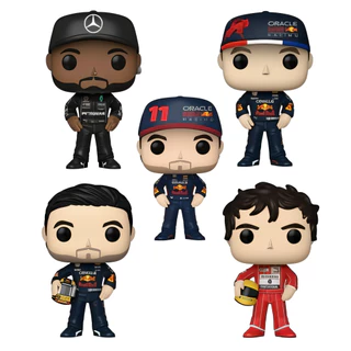 Bonecos Colecionáveis Pilotos F1 - Ayrton Senna,Sergio Perez,Max Verstappen,Lewis Hamilton.