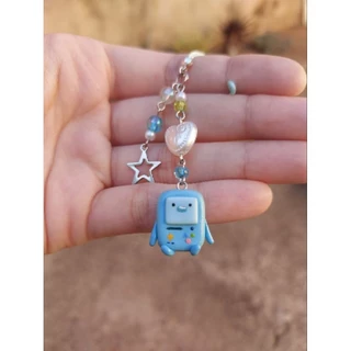 Phone strap hora de aventura bmo anime geek alternativo acessórios decoração de celular