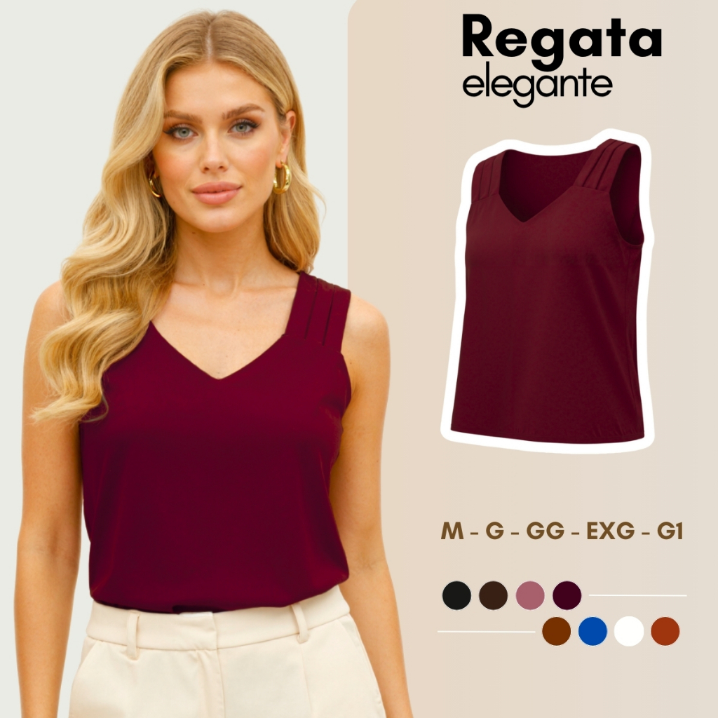 Blusa Feminina Casual Ala Larga Elegante Vero | Shopee Brasil