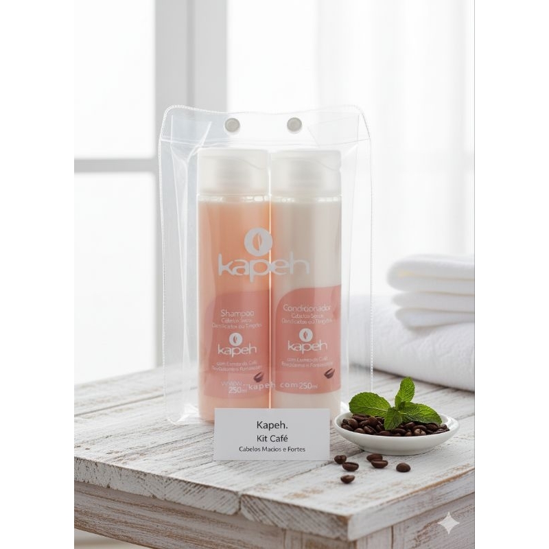 Kit Shampoo e Condicionador para Cabelos Secos e Danificados 250ml ...