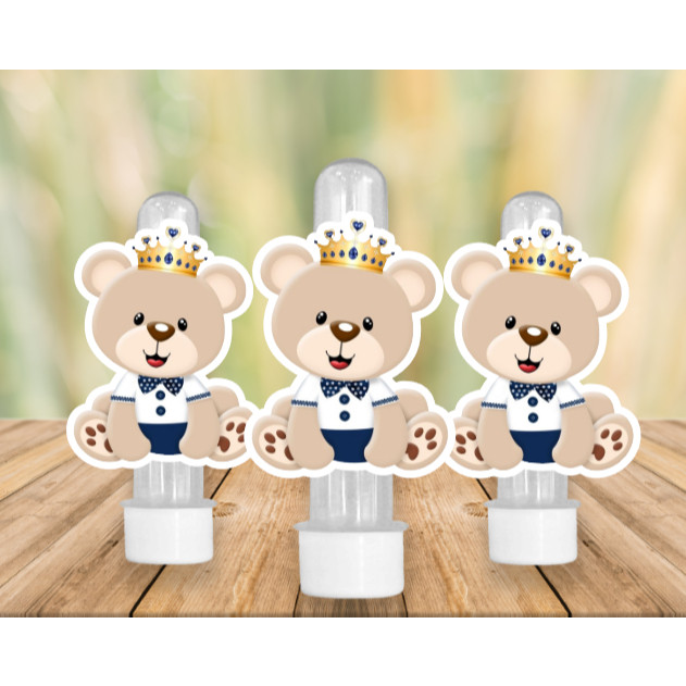 Apliques CHÁ DE BEBÊ URSINHO MARINHEIRO 6x4cm – Lembrancinha e Decoração Festa - SORTIDOS