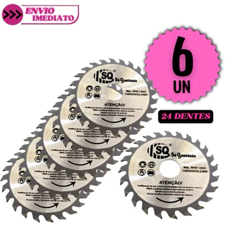 Disco de Corte p/ Madeira Serra Maquita Esmerilhadeira 24 Dentes 4" Serra Circular 110x24Dx22,23mm em Oferta na Shopee