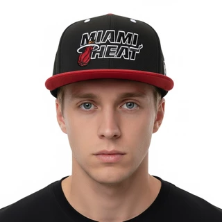 Boné Miami Heat Aba Reta Estampa Bordado Snapback Tradicional Linha Premium