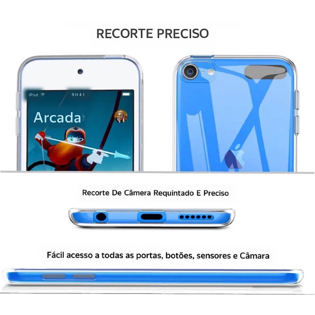 Case Ipod Touch 5 6 7 Da Apple Capa Silicone Protetor Premium