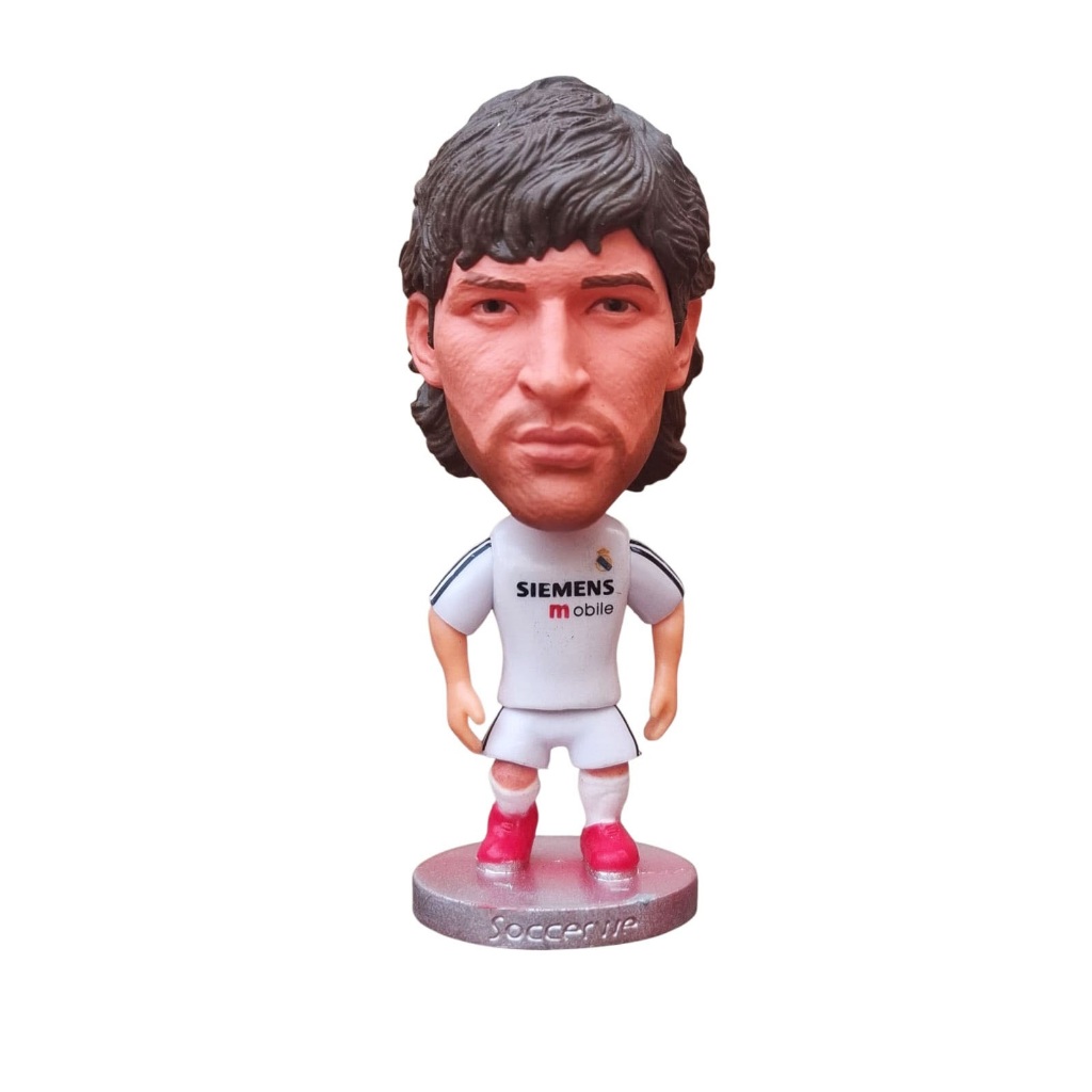 Mini Craque do Raúl González Real Madrid Soccerwe Boneco Miniatura