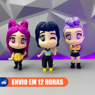 RUMI, MIRA, ZOEY GUERREIRAS - Bonecas Figure Action Chibi Poderosas, Detalhadas e Imbatíveis 16 cm