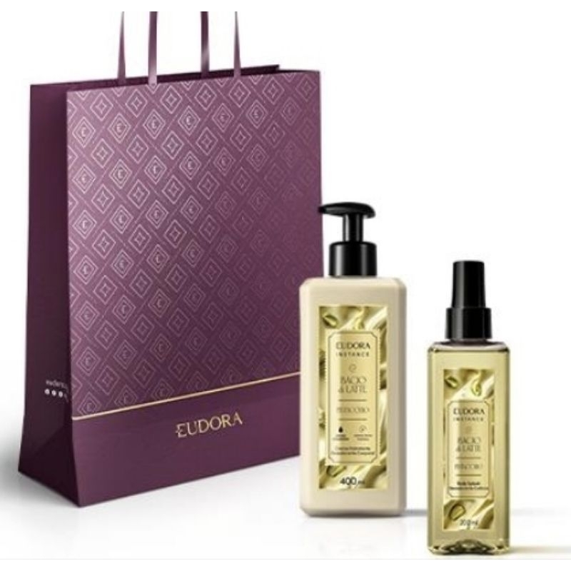 Combo Presente Kit Eudora Hidratante e Body Splash Pistacchio, Maracuja ...