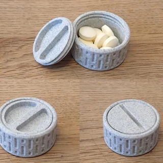 Porta Comprimidos para Viagem - Decoração Organização Viagem Comprimidos Guarda Remédio