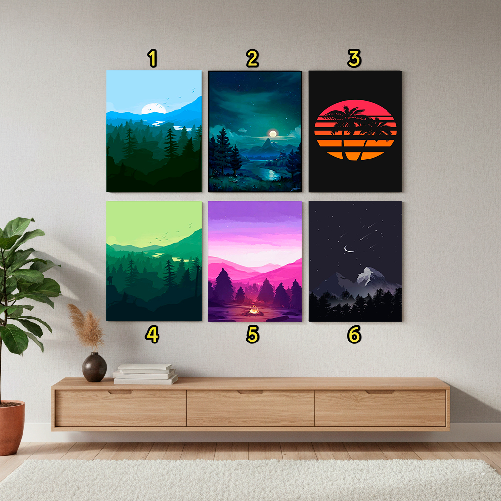 Placas Decorativas Parede Colorido - Toque de Personalidade na Sua Casa
