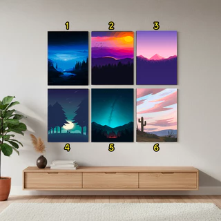 Placas Decorativas Parede Colorido - Toque de Personalidade na Sua Casa