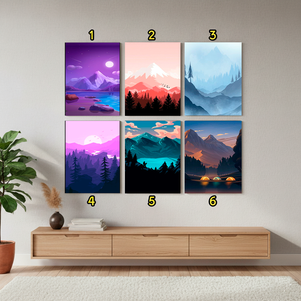 Placas Decorativas Parede Colorido - Toque de Personalidade na Sua Casa