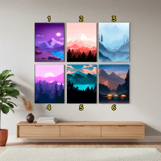 Placas Decorativas Parede Colorido - Toque de Personalidade na Sua Casa