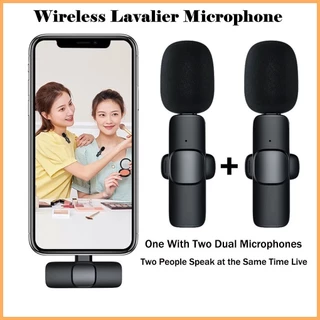 Mini Microfone Portátil De Lapela K9 Sem Fio Para Telefone De Jogos Ao Vivo IOS Android Vlog