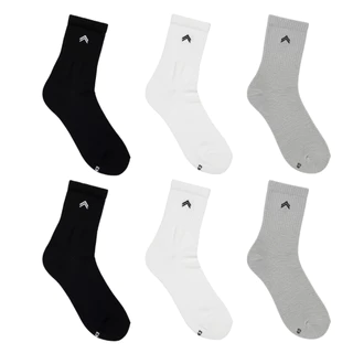 Kit 6 Pares de Meias Atoalhada Casual Cano Médio Algodão Penteado Unissex Urban Up 3245
