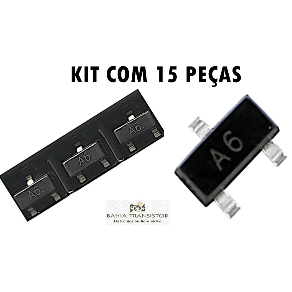 Diodo Bas16 - A6 - A6w - A6t Smd Sot23 - 15 pç - Original | Shopee Brasil