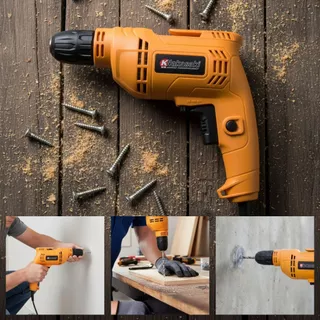 Furadeira Variável e Reversível 900W 3/8 pol. de Aperto Rápido e Controle Velocidade em Oferta na Shopee