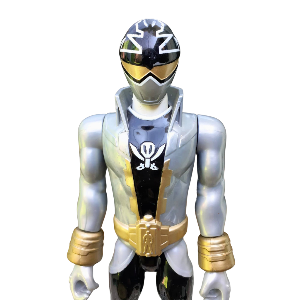 Boneco Sunny - Power Rangers Prata Super Megaforce - 30 cm (Usado ...