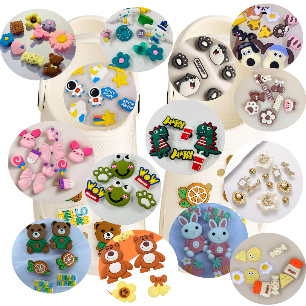 Kit de Pins Divertidos – Personalize Seu Babuche ou Chinelo | Shopee Brasil