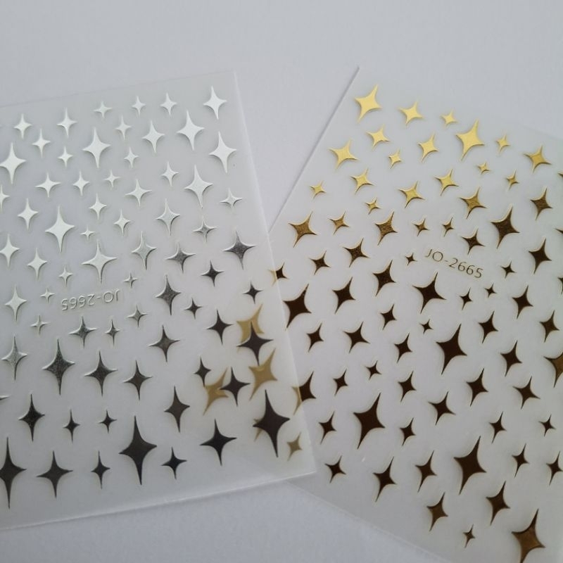 Cartela Adesiva para Unha Ponto de Luz - Nail Stickers