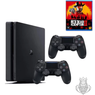 PS 4 - Slim Original - Vídeo Game Completo c/ 500GB ou 1TB + 1 Jogo Surpresa