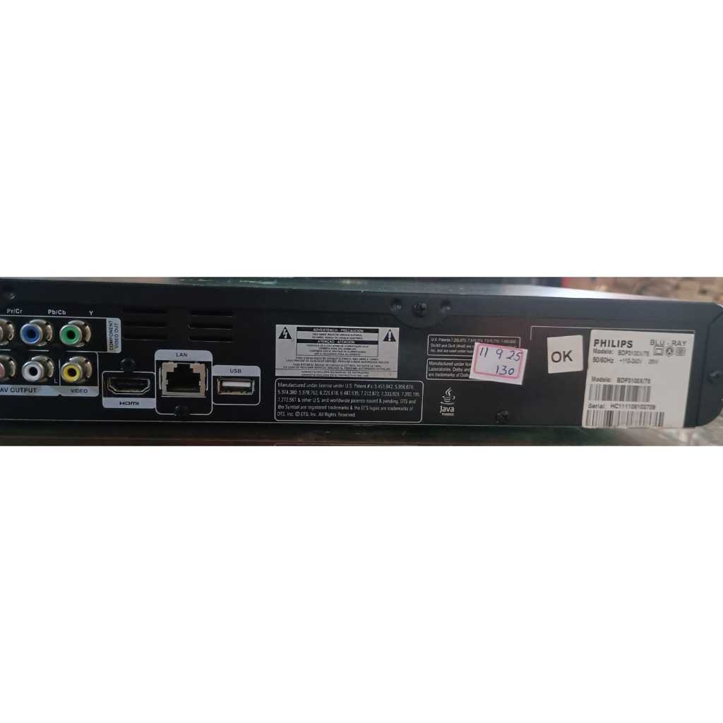 ELETRONICO: Blu-ray Disc player -BDP3100X/78 | Shopee Brasil
