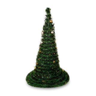 Árvore de Natal Dobrável em Espiral – Prática e Charmosa 1,80m