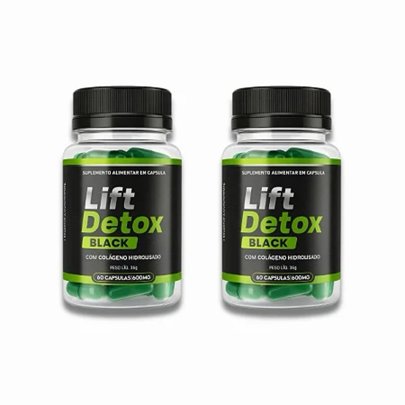 Suplemento alimentar Life Detox Black 120 caps | Shopee Brasil
