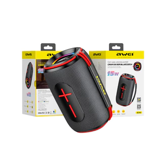 Caixa Som Awei Portátil Bluetooth 5.3 Ka9 15w Rgb Hifi Tws em Oferta na Shopee