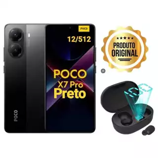 Xiaomi Poco X7 Pro 512GB 12GB RAM Versão Global NCF + FONE DE BRINDE