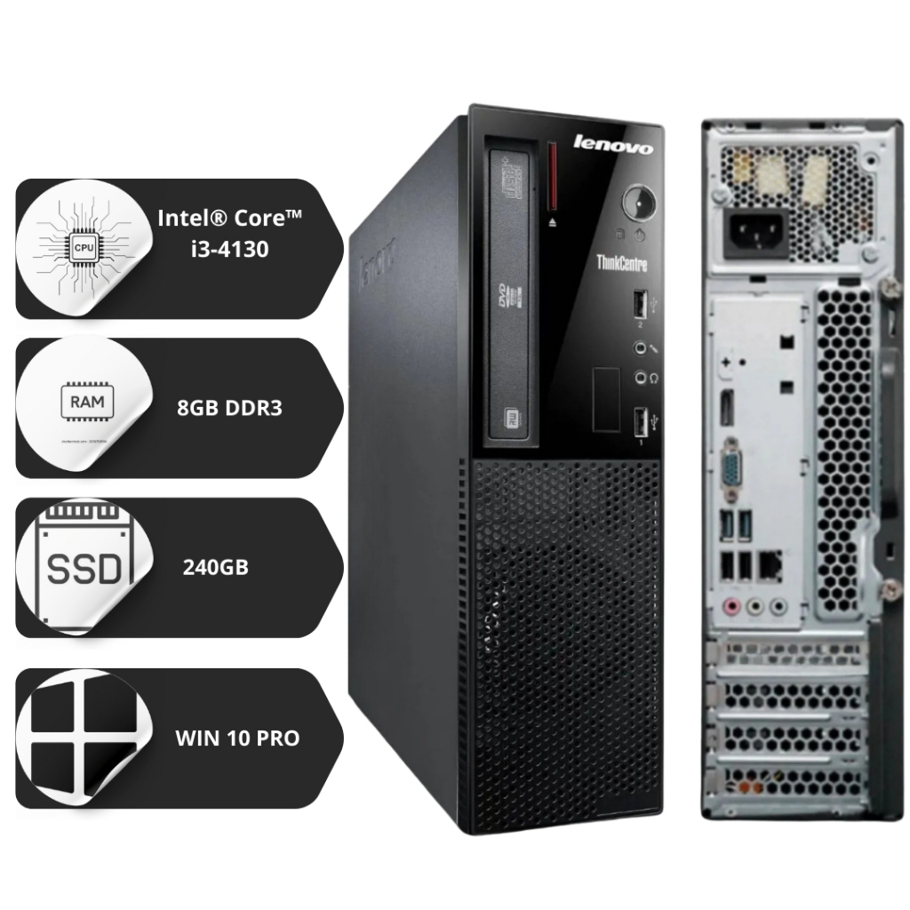 Computador Lenovo Thinkcentre E73 Processador Intel® Core™ i3-4130