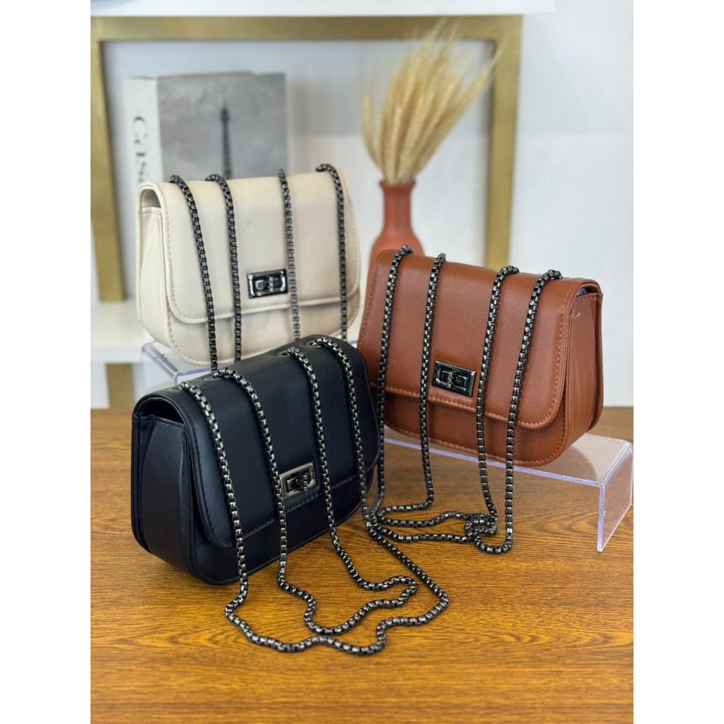 Bolsa Com Alça De Corrente Feminina Transversal Pequena Festa Balada ...