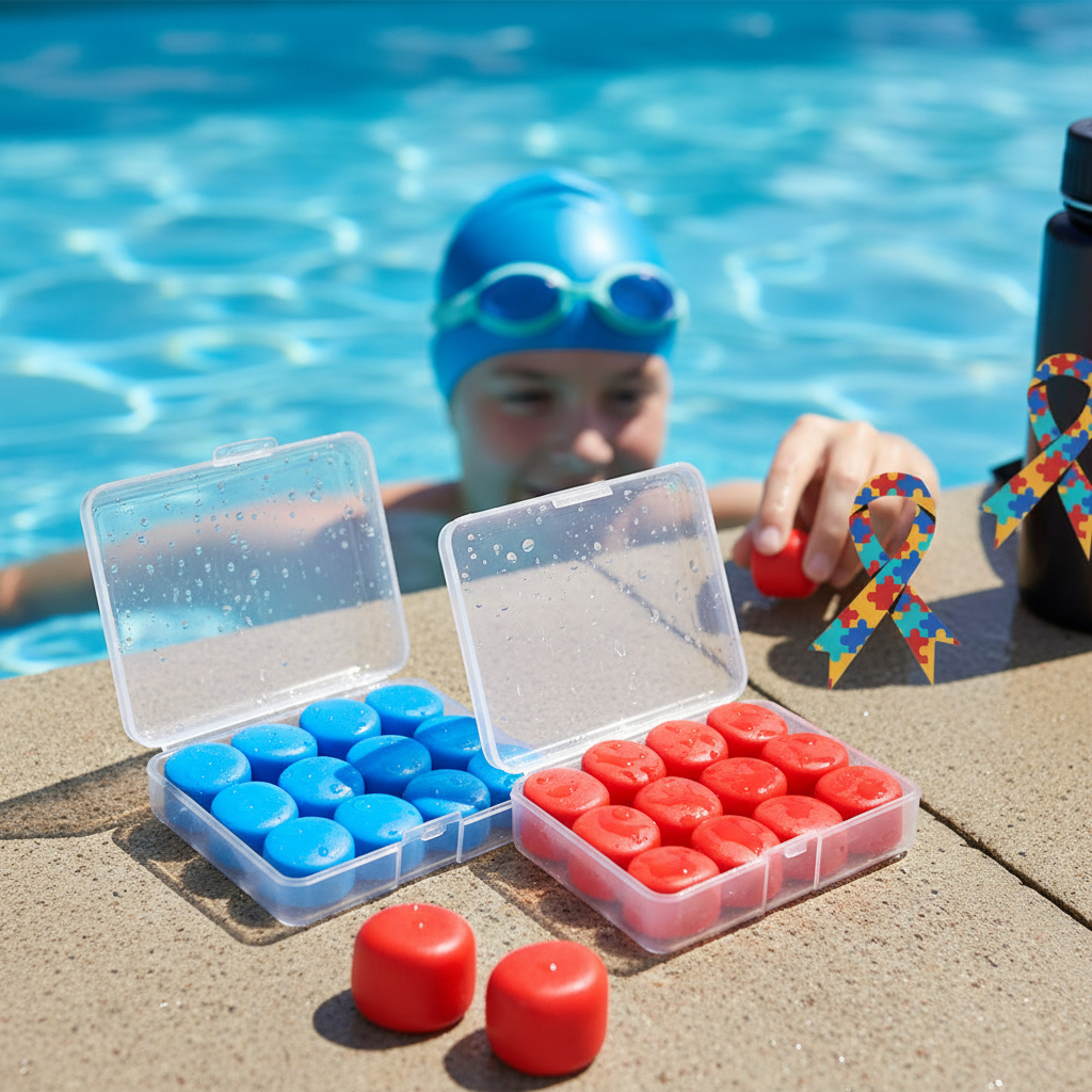 12 Unidades Tampao De Ouvido Protetor Abafador Auditivo Auricular Dormir