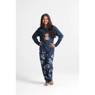 Pijama Juvenil Menina 100% Algodão em Oferta na Shopee