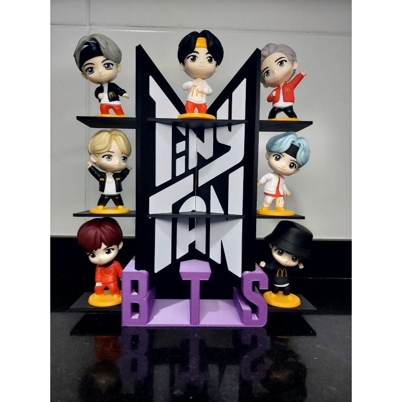 Estante BTS - ARMY TinyTan McDonald's - Expositor - Prateleira