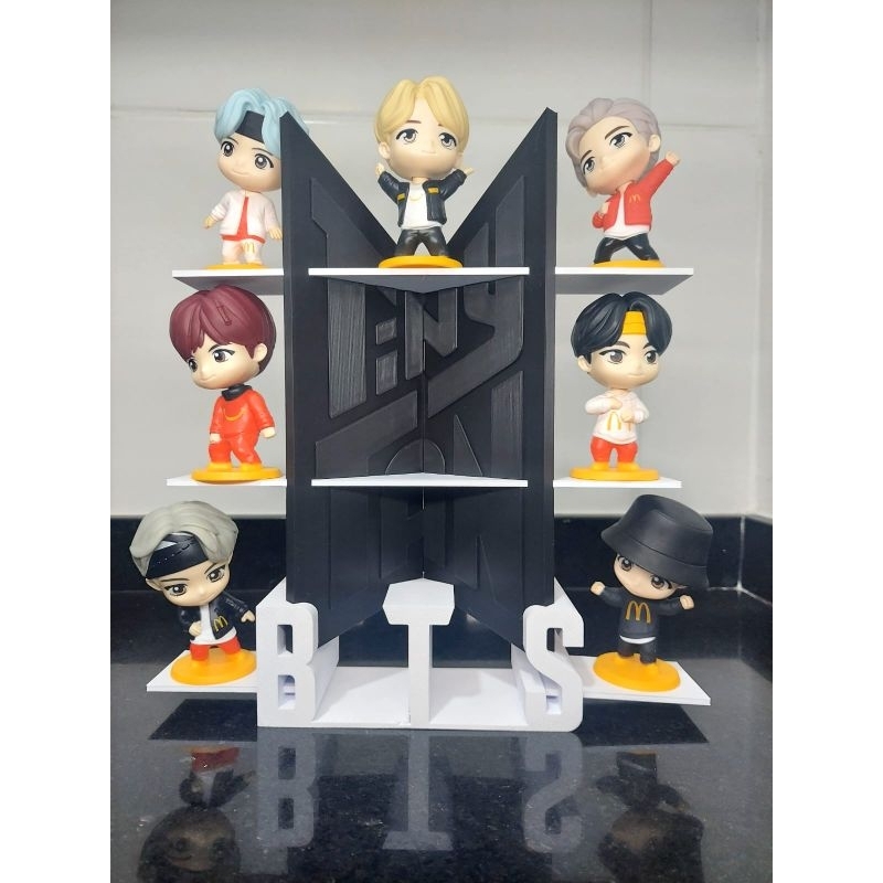 Estante BTS - ARMY TinyTan McDonald's - Expositor - Prateleira