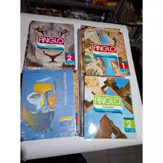 Apostila Anglo Livro Texto E Caderno De Exercícios Coleção Lacrada
