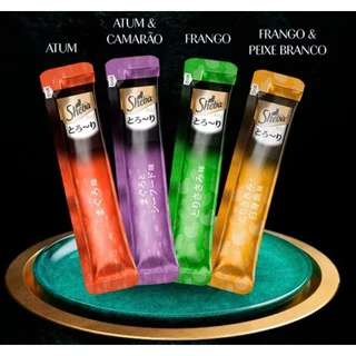 Sheba Cremoso para Gatos Petiscos Tipo Churu Unidade 12gr Cada