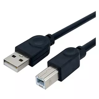 Cabo USB Impressora 5 Metros Tipo B 5m Hp Epson Canon Elgin