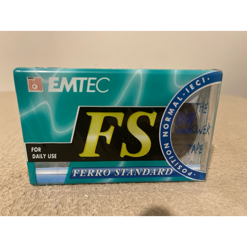 Fita k7 ( cassete ) Emtec FS 60 - lacrada /virgem | Shopee Brasil