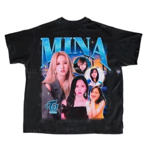 Camiseta Camisa Blusa Algodão Unissex Twice Mina 2025 | Shopee Brasil