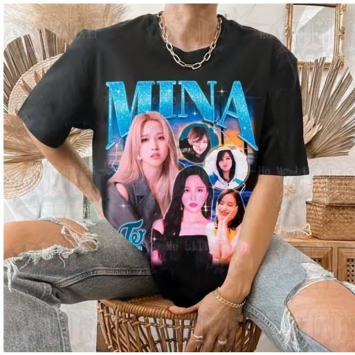 Camiseta Camisa Blusa Algodão Unissex Twice Mina 2025 | Shopee Brasil