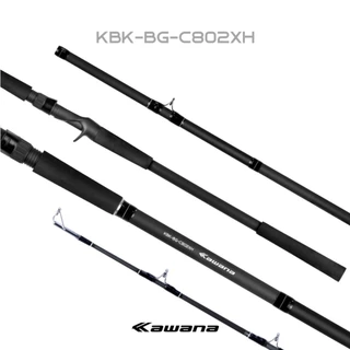 Vara Carretilha Kawana Bg 2,44m 30-60lbs 2p Rapida Pesqueiro