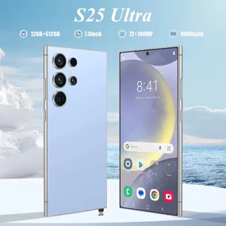BML Galaxy S25 Ultra Celular Smartphone 5G LTE Wi-Fi 12GB/512GB RAM (+4 dinâmica)- Android 14 7.3'' Tela,Câmera 108MP